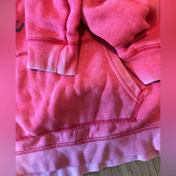 American Eagle Outfitters Red Hoodie Sweatshirt Vintage Aerie - Picture 4 of 5